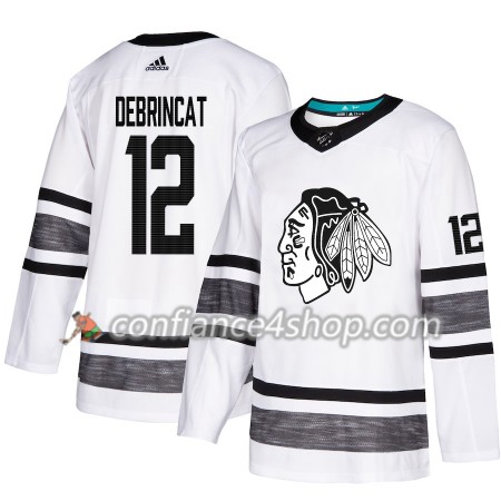 Adidas Maillot de Hockey Chicago Blackhawks Alex DeBrincat 12 2019 All-Star Blanc Authentic - Homme